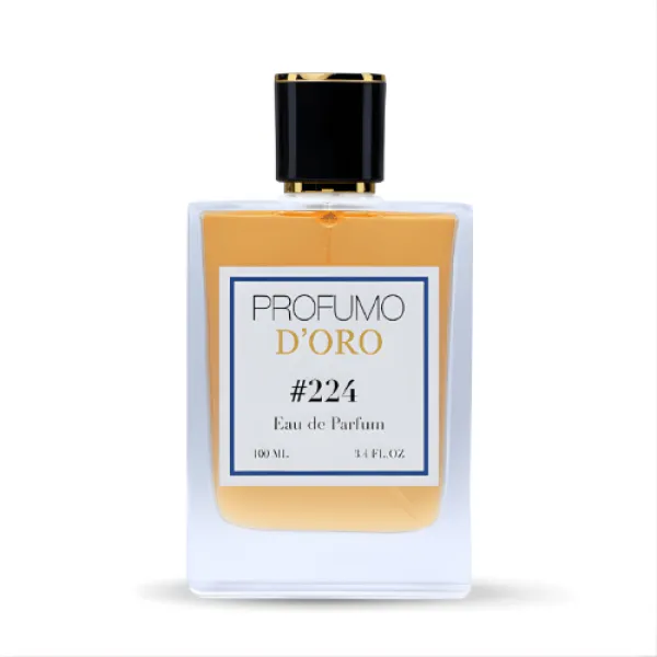 Profumo Doro #224 Eau de Parfum – 100 ml Flakon, luxuriöser Vanilleduft mit cremiger Amber-Basis und warmer Sinnlichkeit
